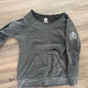 Red White and Blue scoop sweatshirt